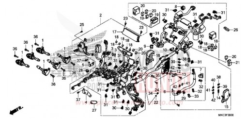 FAISCEAU DES FILS GL1800J de 2018